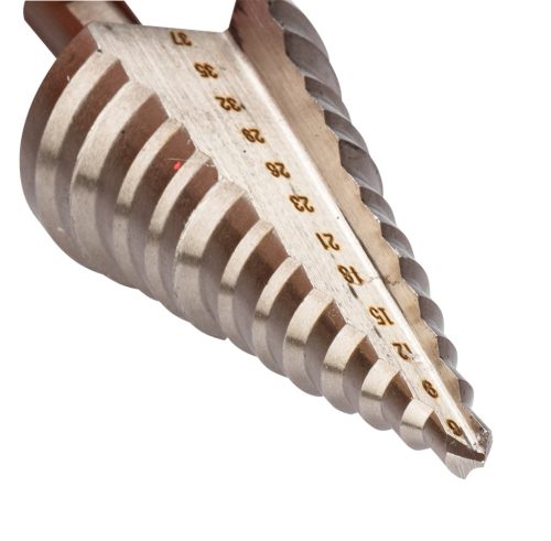 Graphite Lépcsős fúró, HSS, 6-37mm