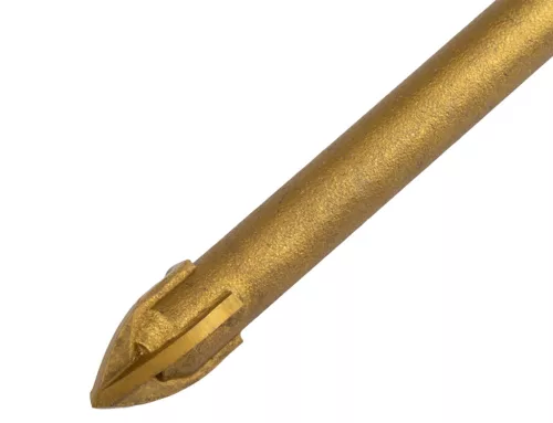 Graphite Univerzális, 4 élű üvegfúró, fa, műanyag, fém kőzetanyagok fúrásához, Titánium bevonat, 7mm