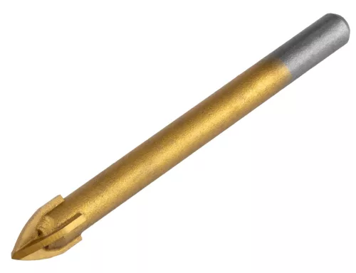 Graphite Univerzális, 4 élű üvegfúró, fa, műanyag, fém kőzetanyagok fúrásához, Titánium bevonat, 8mm