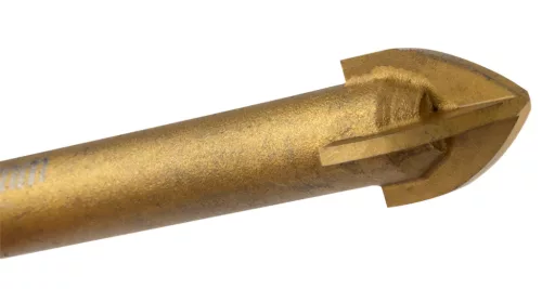 Graphite Univerzális, 4 élű üvegfúró, fa, műanyag, fém kőzetanyagok fúrásához, Titánium bevonat, 12mm