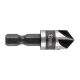 Graphite Süllyesztőfúró, csavarfejekhez, 1/4" hatszög szár, 12mm
