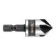 Graphite Süllyesztőfúró, csavarfejekhez, 1/4" hatszög szár, 16mm