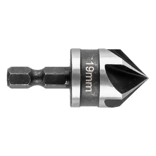 Graphite Süllyesztőfúró, csavarfejekhez, 1/4" hatszög szár, 19mm