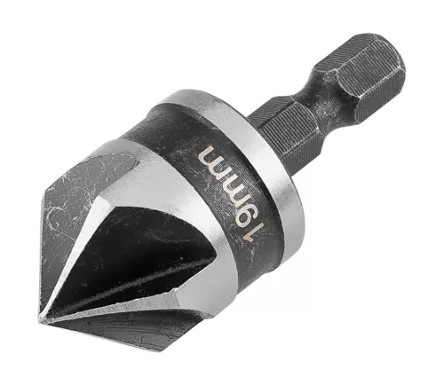 Graphite Süllyesztőfúró készlet, csavarfejekhez, 1/4" hatszög szár, 12, 16, 19mm, 3db