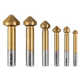   Graphite Süllyesztőfúró készlet, Titán bevonattal, 6.3-20.5mm, 6db