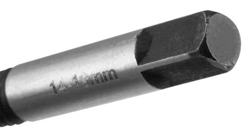 Graphite Törtcsavar kihajtó készlet, 4szög vég, 3-19mm, 5db