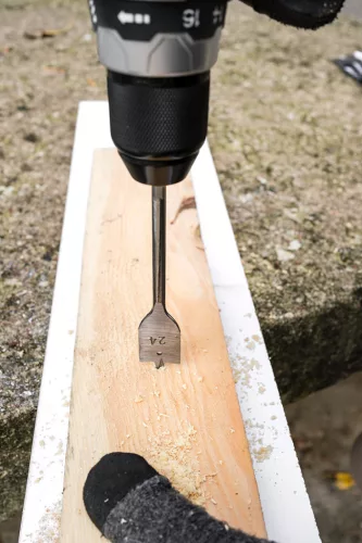 Graphite Lapos marófúró, 1/4" hatszög szár, 24x152mm