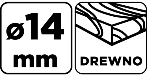 Graphite Fafúró, hosszú, 14x230mm