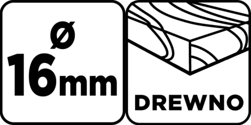 Graphite Fafúró hosszú, 16x400mm