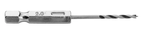 Graphite Fafúró 1/4" hatszög szárral, 2mm