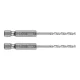 Graphite Csigafúró, 1/4" hatszög szárral, HSS DIN338, 2.5mm, 2db