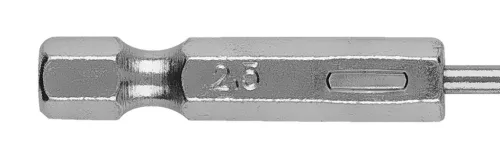 Graphite Csigafúró, 1/4" hatszög szárral, HSS DIN338, 2.5mm, 2db