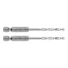 Graphite Csigafúró, 1/4" hatszög szárral, HSS DIN338, 3mm, 2db