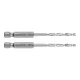 Graphite Csigafúró, 1/4" hatszög szárral, HSS DIN338, 3mm, 2db