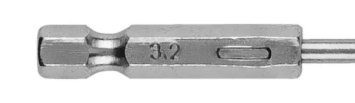 Graphite Csigafúró, 1/4" hatszög szárral, HSS DIN338, 3.2mm, 2db