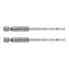 Graphite Csigafúró, 1/4" hatszög szárral, HSS DIN338, 3.5mm, 2db