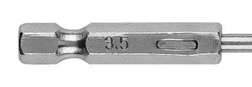 Graphite Csigafúró, 1/4" hatszög szárral, HSS DIN338, 3.5mm, 2db