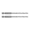 Graphite Csigafúró, 1/4" hatszög szárral, HSS DIN338, 4.2mm, 2db