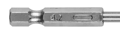 Graphite Csigafúró, 1/4" hatszög szárral, HSS DIN338, 4.2mm, 2db