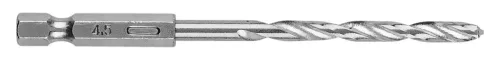 Graphite Csigafúró, 1/4" hatszög szárral, HSS DIN338, 4.5mm, 2db