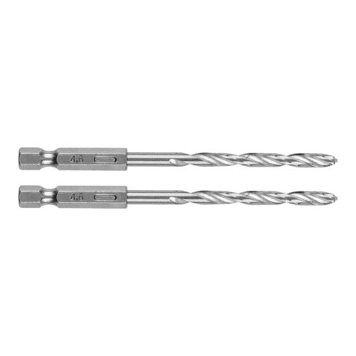 Graphite Csigafúró, 1/4" hatszög szárral, HSS DIN338, 4.8mm, 2db
