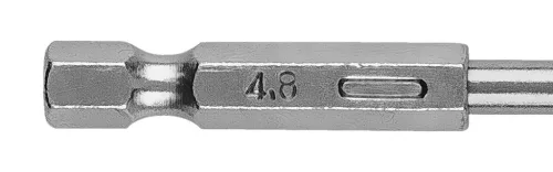 Graphite Csigafúró, 1/4" hatszög szárral, HSS DIN338, 4.8mm, 2db