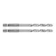 Graphite Csigafúró, 1/4" hatszög szárral, HSS DIN338, 5.5mm, 2db