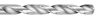Graphite Csigafúró, 1/4" hatszög szárral, HSS DIN338, 7.5mm, 2db