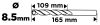 Graphite Csigafúró HSS, hosszú, DIN340, 8.5mm