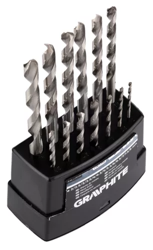 Graphite Csigafúró készlet, HSS-G, 13db-os, 2-8mm