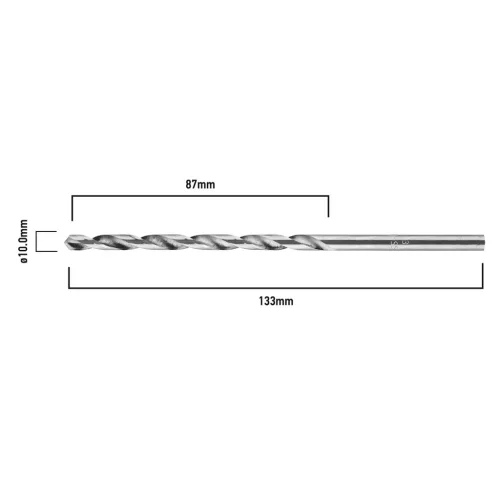 Graphite Csigafúró, HSS DIN338, 10mm
