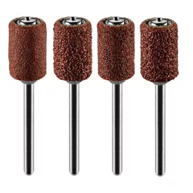   Neo Tools Csiszolóhüvely 6.3mm, K60, K80, K120, K240, set 100db + szár 3.2mm, 2db