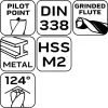 Neo Tools HSS-CNC csigafúró készlet, 124°, Pro-Tec, 4-10mm, 5db