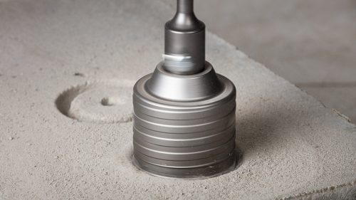 Neo Tools Koronafúró, körkivágó, 65mm, SDS PLUS szárral és központfúróval