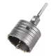 Neo Tools Koronafúró, körkivágó, 80mm, HEX hatszög szárral, központfúróval