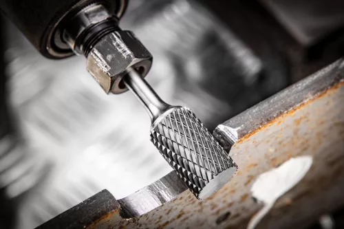 Neo Tools Keményfém marófej, turbómaró, B, hengeres, frontélezéssel, 8x20mm, szár méret 6x45mm