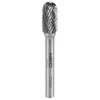 Neo Tools Keményfém marófej, turbómaró, C, hengeres, élletöréssel, 10x20mm, szár méret 6x45mm