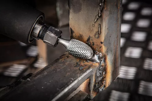 Neo Tools Keményfém marófej, turbómaró, E csepp, ovális, 14x22mm, szár méret 6x45mm
