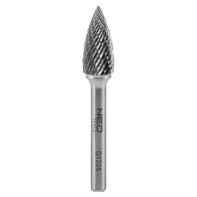   Neo Tools Keményfém marófej, turbómaró, G, csúcsíves, hegyes, 12x25mm, szár méret 6x45mm