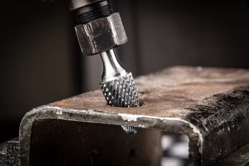 Neo Tools Keményfém marófej, turbómaró, G, csúcsíves, hegyes, 12x25mm, szár méret 6x45mm