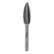 Neo Tools Keményfém marófej, turbómaró, H lángnyelv, 12x32mm, szár méret 6x45mm