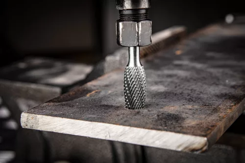 Neo Tools Keményfém marófej, turbómaró, H lángnyelv, 12x32mm, szár méret 6x45mm