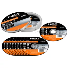   Neo Tools Vágókorong fémhez 115x1x22.2mm, 10db, 41A60-T-BF
