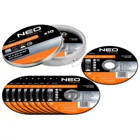   Neo Tools Vágókorong fémhez 125x1x22.2mm, 10db, 41A60-T-BF