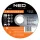 Neo Tools Vágókorong, fémhez, 115x1x22.2mm, 41A60-T-BF, 10db