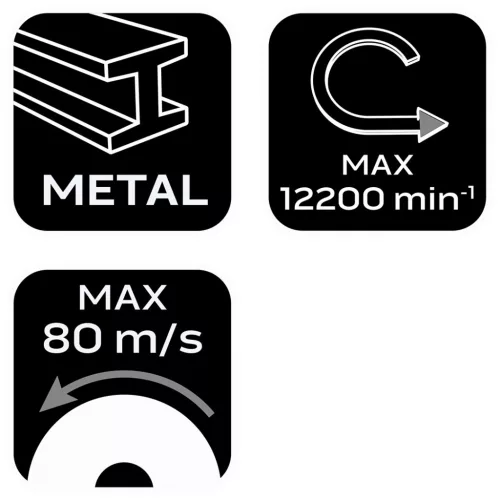 Neo Tools Vágókorong, fémhez, 125x1x 22.2mm, 41A60-T-BF, 10db
