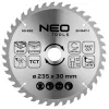 Neo Tools Körfűrészlap merülőfűrészhez keményfém fogakkal, 235x30mm, 40 fog