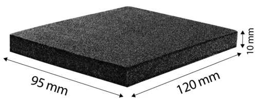 Neo Tools Csiszolószivacs 120x95 x10mm, K180