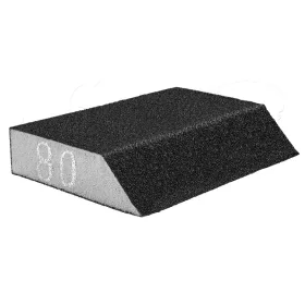 Neo Tools Csiszolószivacs 45fokos élű, 125x25x90mm, K80