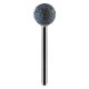 Graphite Csapos csiszolókő 10mm, gömb, szár 3.2mm, 3db
